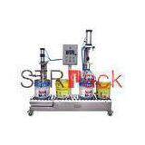 Semi-automatic Weight Value Paint Filling Machine With Cover Pressing and Cover Cliping