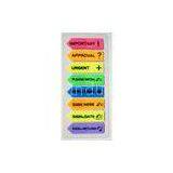 Water Based Glue Arrow Shaped Sticky Notes , Tabbed Sticky Notes With no Marks Left