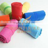 MICROFIBER TRAVEL TOWEL WITH ELASTIC BAND