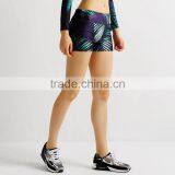 Green Leaf Print Play Up Sport Yoga Pants thumbnail-4