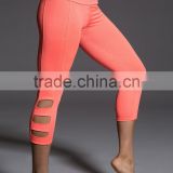 Factory Custom Dry Fit Supplex Lycra Capri Leggings Women Workout Pants