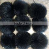 YR471 OEM Service China Factory Wholesale Cute Fox Fur Pompons thumbnail-2