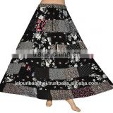 2015 Ethnic Style Cotton Long Patchwork Skirt
