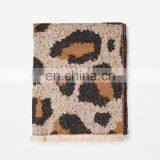 Autumn And Winter Leopard Prints Animal Stripes Printing Thickening Double Scarf thumbnail-2