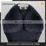 Dyed solid color soft fox fur collar whole fox skin for colthes decoration