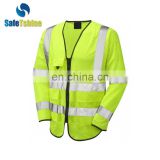 high visibility new design cheap reflective long sleeve vests