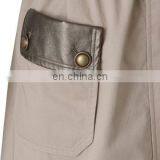 Women Fashion Long Sleeve Raccoon Fur Hooded Cotton Trench Coat thumbnail-3