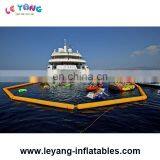 Hot Sell Inflatable Floating Swimming Pool With Net, Sea Swimming Pool for Boat