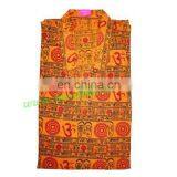 Full Sleeve Short Yoga Kurta in Cotton, Size : Chest 110 x Height 69 x Sleeve 57 Centimeters. thumbnail-3