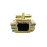 High Quality Custom Zinc Alloy Casting Wooden Box Cufflink