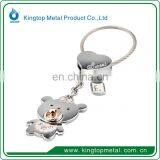 Customized Metal Rhinestone Letter m Keychain thumbnail-5