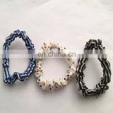 Hand made rubber hairband girl fashion accessory for hair decoration