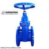 DIN3352 DN100 DIN F4 NRS Resilient Seat Ductile Iron Gate Valve thumbnail-1