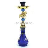 HQP-SY13 HongQiang Arab Hookah Set Wholesale Finished Product Customization Shisha Hookah Glass Hookah Shisha Two Pipes thumbnail-5