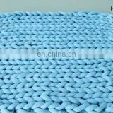 100% COTTON D3-4cm SEAMLESS  machine washable T-shirt  roving  hollow fiber  filled tube braid hand knitting yarn