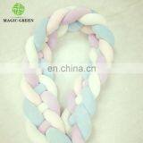 100% Polyester Tube Hollowfiber Filled Machine Washable Super Soft Giant Chunky Minky Hand Knit 3D Knot Cushion Pillow Baby Crib thumbnail-5
