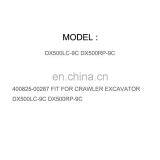 DIESEL ENGINE PARTS REGULATOR CHARGE 400825-00287 FIT FOR CRAWLER EXCAVATOR DX500LC-9C DX500RP-9C thumbnail-1