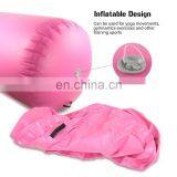 1.2mm DWF Inflatable Gymnastics Air Track Roller Tumbling Mat Gym Yoga Air Barrel Roll Mats For Sale thumbnail-4