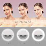 Wholesale 36 Leds Selfie Ring Light 3 Light Modes Portable Clip on Phone Make up Light With Removable Battery thumbnail-6