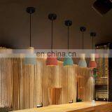 Промышленная подвесная лампа из бетона и дерева на светодиодах для столовой thumbnail-5