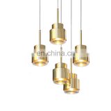 Wholesale and retail factory sell modern geometric pendant lamp home lighting metal ball pendant lamp