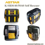 CE approved 30 minutes escape respirator isolated chemical oxygen self rescuer