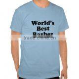 Barber T-Shirt - Gents Barber T-Shirt Blue thumbnail-1