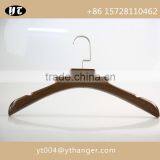 High Gloss Brown Wooden Hanger and Pants Hanger With Custom Size and Logo thumbnail-4