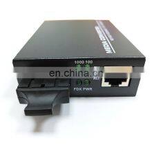 Ethernet to Fiber Media Converter 10/100/1000Base-Tx and 1000BASE-Fx Fiber Optical Media Converter thumbnail-2