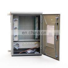 Fiber Optic Distribution Cabinet Outdoor Wall-mounted Empty Box 72 96 144 Core Optic Cross Connect Cabinet