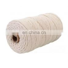 Best Selling Durable Using Wholesale Cotton Cord Colorful Wire Macrame Polyester / Cotton,polyester / Cotton Waxed 3mm 100m/roll