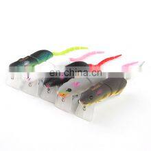 JOHNCOO 80mm 15.5g Artificial Plastic 2 Segments Mouse Rat Lure Pike Bass Bionics Fishing Lures thumbnail-3