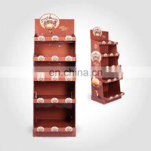Floor Type Supermarket Products Advertising Cardboard Display Racks Printed Paper Display Shelf Display Counter thumbnail-3