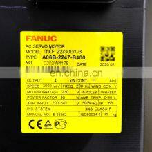 100%TESTED FANUC AC SERVO MOTOR A06B-2247-B400 thumbnail-2