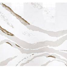 Code：F005，Calacatta Artificial Stone Quartz Slab Kitchen Countertops thumbnail-2