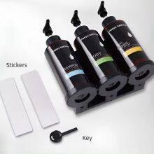 Wall Mount 300ml Shampoo Shower Gel Hand Wash Body Wash Manual Type Liquid Soap Dispenser Bottle for Kitchen Bathroom thumbnail-3
