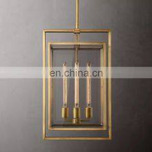 Beckman Round Industrial LED Chandelier Living Room Hotel Ceiling Home Decor Lighting Linear Metal Pendant Light thumbnail-5