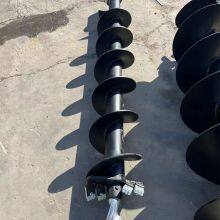 3.5 Ton Hydraulic Excavator Attachments Earth Auger Drill Borehole Attachment Application Well Drill thumbnail-6