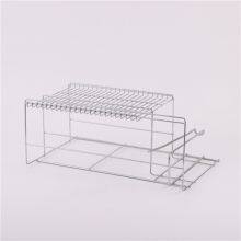 High Quality Wholesales Stainless Steel Woven Mesh Basket With Handle For Goods Storage thumbnail-1