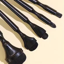 Super Professional Black 5pcs Kit of Makeup Brushes Cosmetiquera Maquillaje Brochas Nylon Hair Brush Beauty Set Personalized thumbnail-2