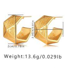 Hot Sale 2025 New Design Recyclable Brass Gold Plating Jewelry Accessories Women Earrings thumbnail-3