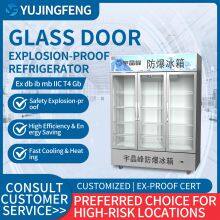 Guangdong Yujingfeng Glass-door Explosion-proof Freezer - Customizable thumbnail-1