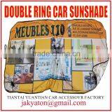 Tyvek Car Sunshade Fold Car Sunshade Ring Car Sunshade Car Sun Shade Car Sun Visor Car Accessories thumbnail-2