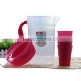 Plastic Cold Jugs With Four Cups thumbnail-2