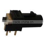 Black Fakra Right Angle Male PCB Mount Connector