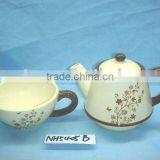 New Ceramic tea pot and cup