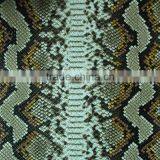 Printing Embossed Snake Skin Washed Pattern and PU Material Decorative Artificial Leather for Handbags thumbnail-1