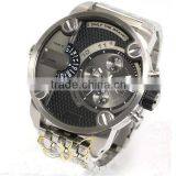 High Quality Hot Sale Western Stainless Steel Crystal Japan Movement Quartz Watch