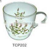 High Quality Double Wall Glass Tea Cup With Handle thumbnail-1