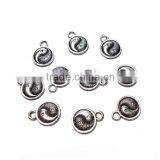 Yin Yang Charms Silver Metal Charms